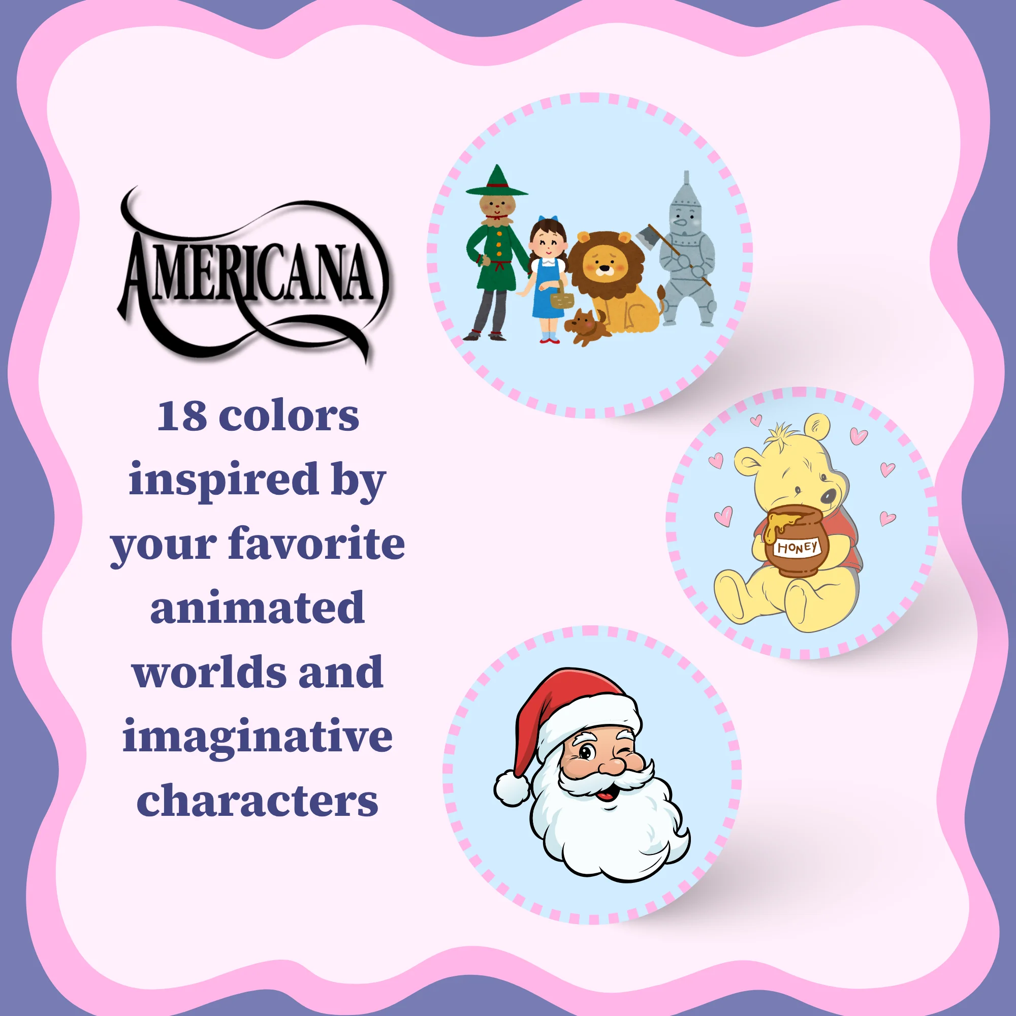 Main Character Energy Americana Acrylic Paint Set - 19pc - Image 3