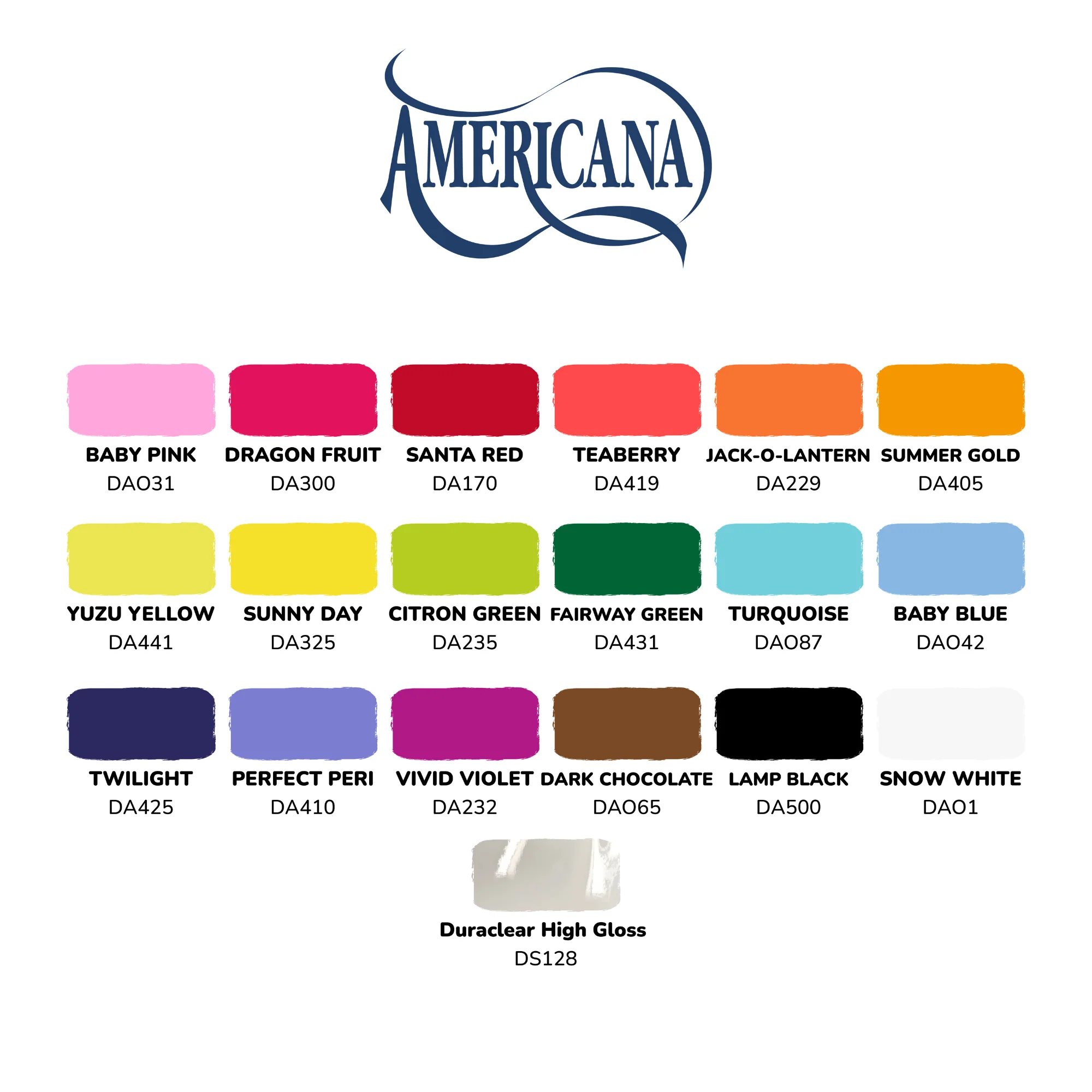 Main Character Energy Americana Acrylic Paint Set - 19pc - Image 4