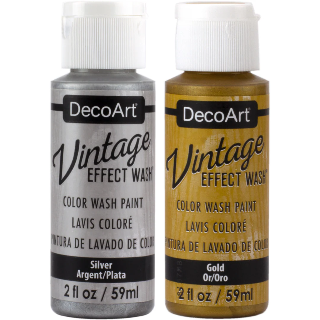 DecoArt Vintage Effect Wash Metallics