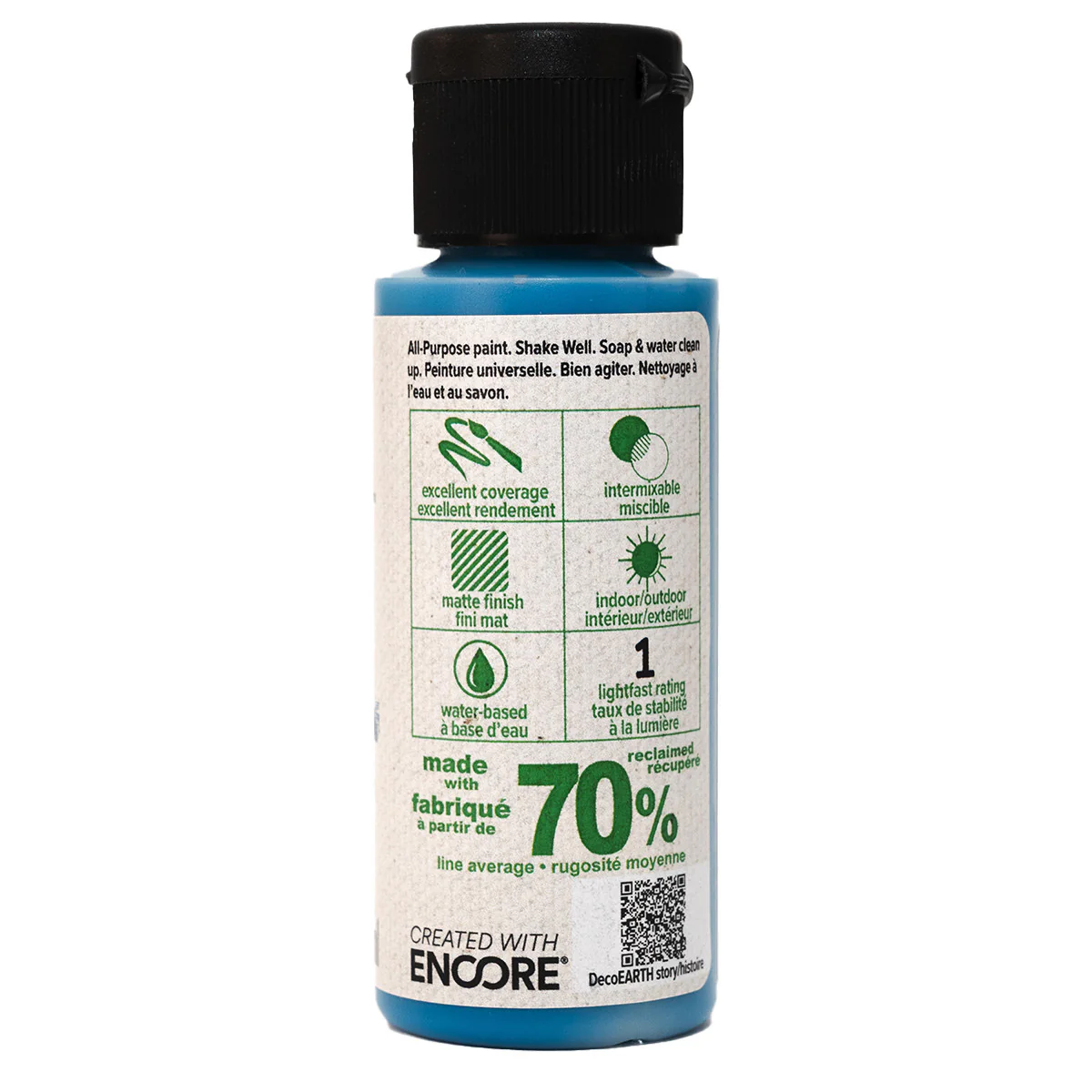 DecoEARTH Ocean Blue Reclaimed Acrylic Paint Set - Image 14