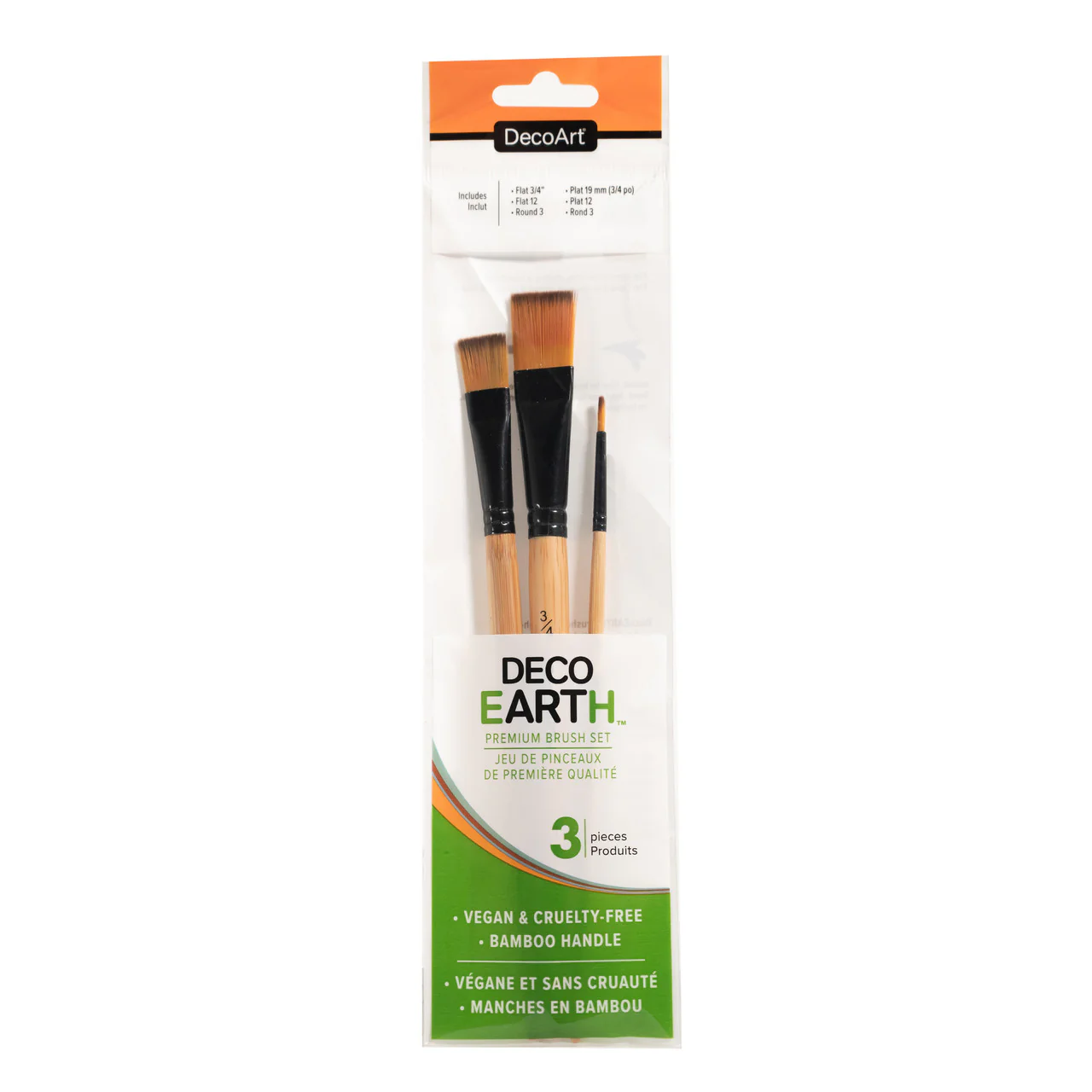 DecoEARTH Premium Brush Set - 3pc