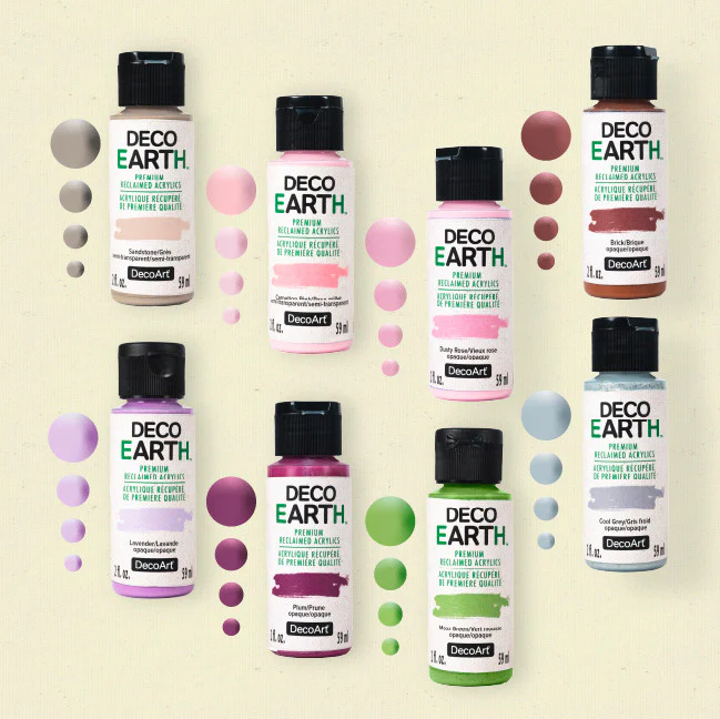 DecoEARTH Wildflower Meadows Reclaimed Acrylic Paint Set