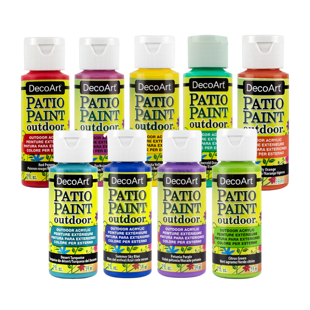 Patio Paint Brights Outdoor Paint Set