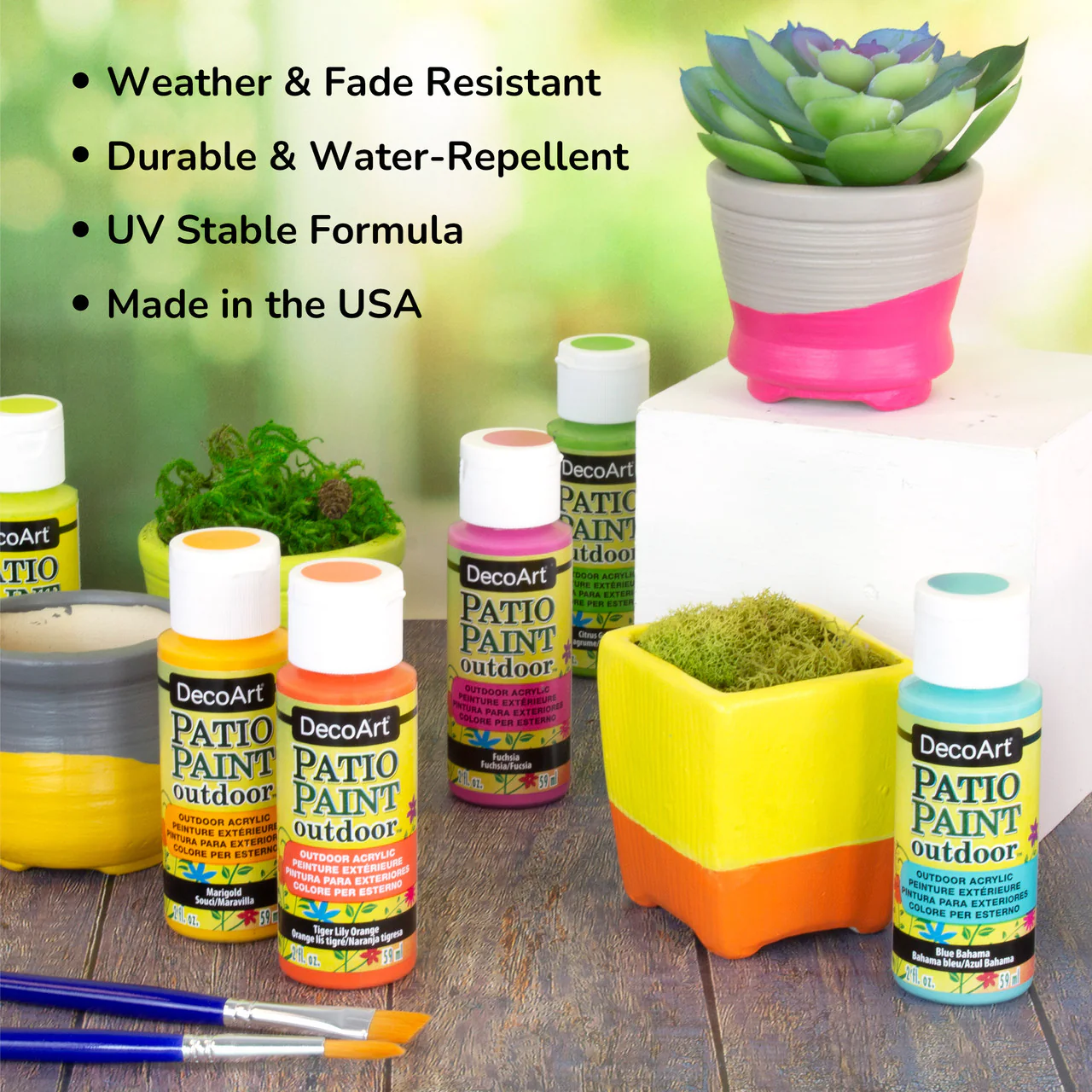 Patio Paint Essentials Outdoor Paint Set 24ct - Image 4