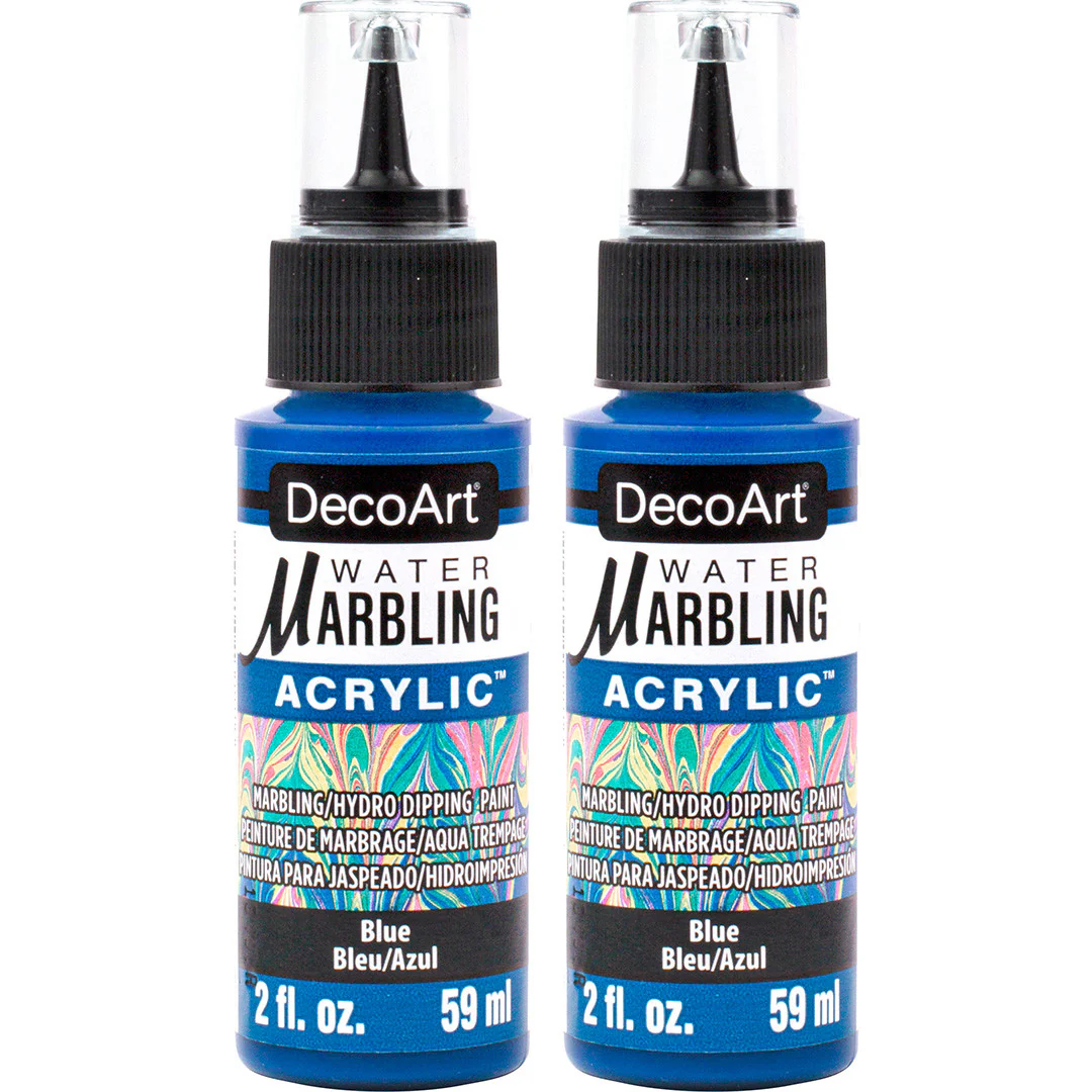Water Marbling Paint Blue 2pk